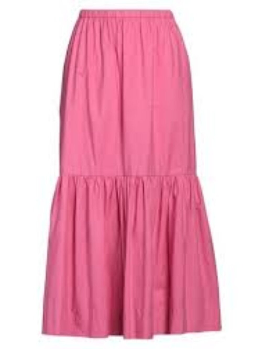 NWT GANNI organic cotton flounced maxi skirt size 36